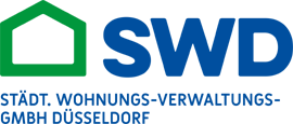 Unternehmensstruktur-Visual der SWD Wohnungs-Verwaltungs-GmbH Düsseldorf, welche als geschäftsführende Komplementärin fungiert.